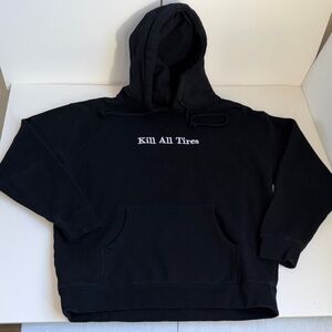 EUC AKT 'Kill All Tires' Black Hoodie Large